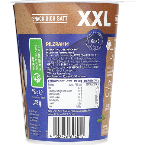 Birkel Minuto XXL Pilz-Rahm-Topf, 78G