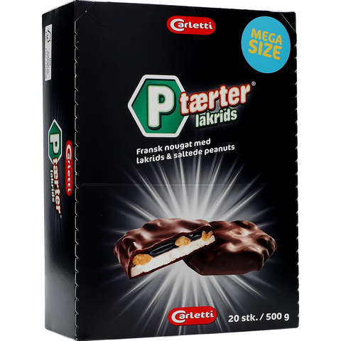 Carletti P-Tærter Lakrids