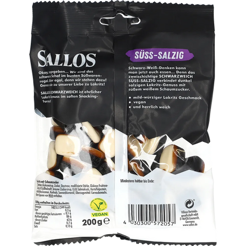 Sallos Schwarzweich Süß-Salzig