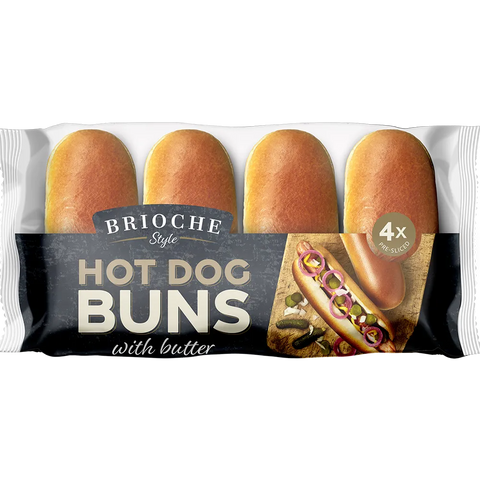 Nordthy Brioche Style Hotdog Buns