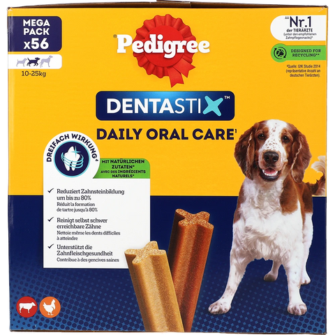 Pedigree Dentastix MP für mittlere Hunde 56er