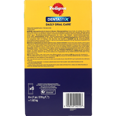 Pedigree Dentastix MP für große Hunde 42er