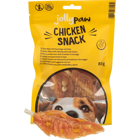 Jollypaw Chicken Snack Ohne Snackknochen Dyrefoder