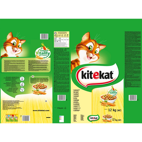 Kitekat Trocken mit Huhn & Gemüse