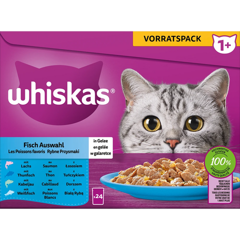 Whiskas Fisch Auswahl Gelee