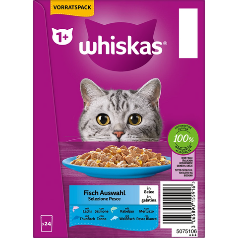 Whiskas Fisch Auswahl Gelee