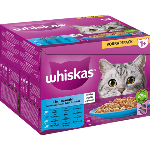 Whiskas Fisch Auswahl Gelee