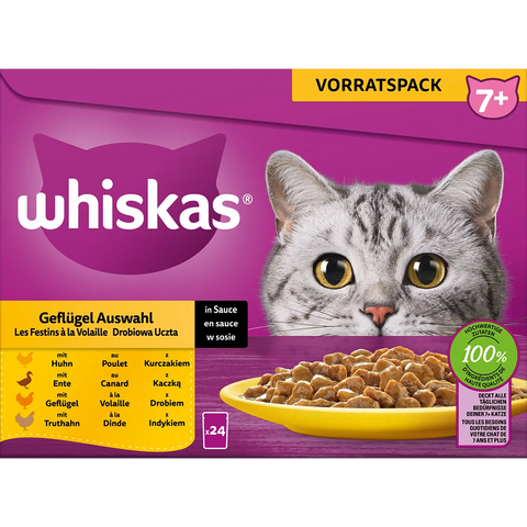 Whiskas Geflügel Sauce 7+