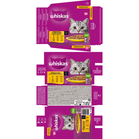 Whiskas Geflügel Sauce 7+