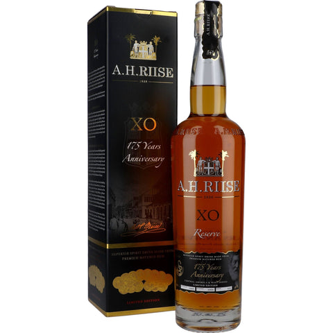A.H. Riise X.O. 175 Years Anniversary Edition Rum Geschenkbox 42% 0,7 ltr. - AllSpirits