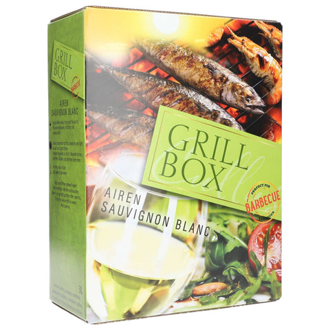GRILLBOX Airen Sauvignon blanc 11% 3 ltr. - AllSpirits