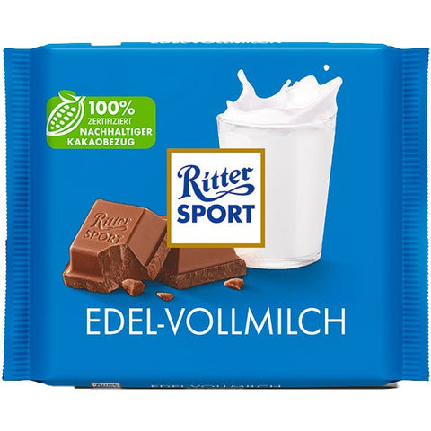 Ritter Sport Schokolade Edel-Vollmich 35% Kakao 100g - AllSpirits