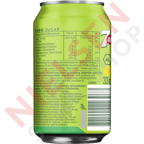 Seven-Up Zero Sugar Softdrinks & Energydrinks