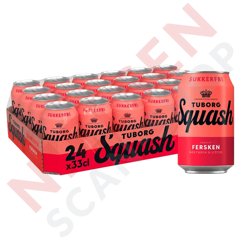 Tuborg Squash Fersken Zuckerfrei Softdrinks & Energydrinks