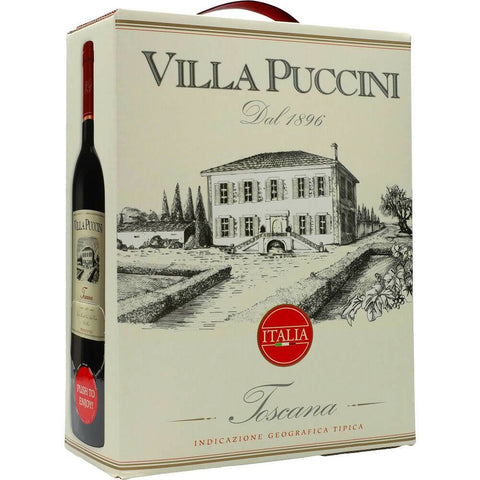 Villa Puccini Toscana oak aged 13,5 % 3 ltr. - AllSpirits