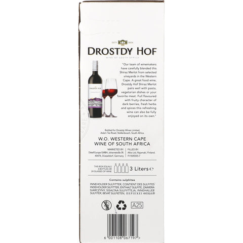 Drostdy Hof Cape Red Shiraz Merlot Vin