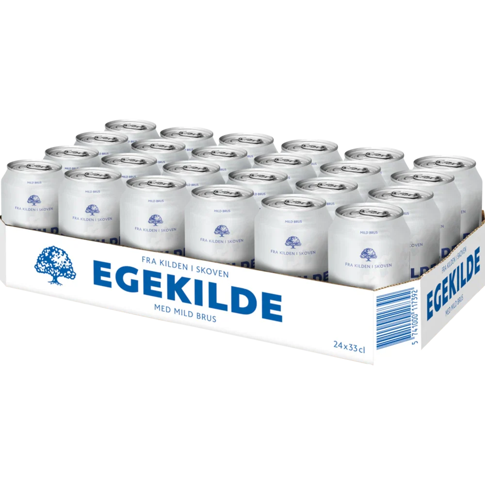 Egekilde med mild brus