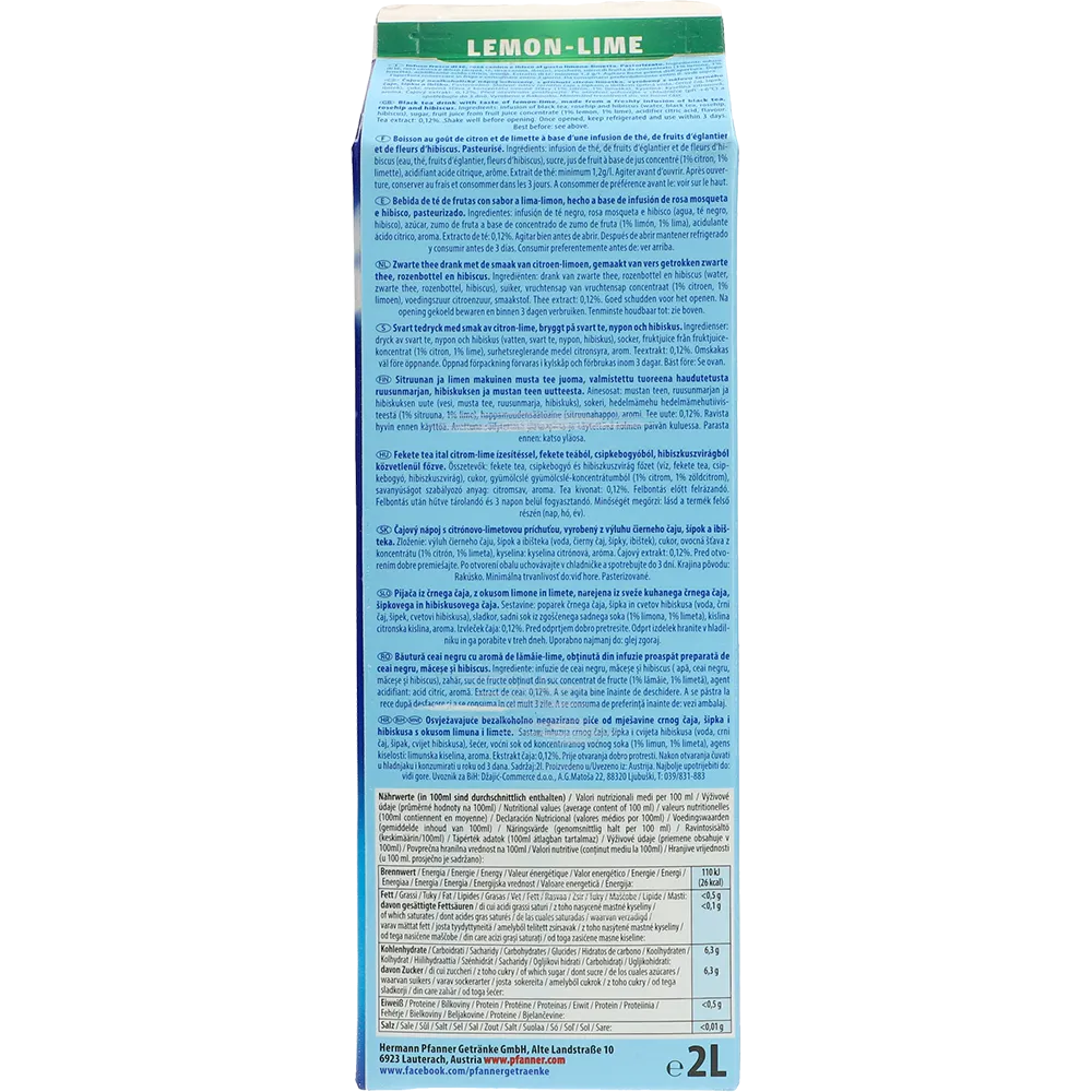 Pfanner Ice Tea Lemon-Lime