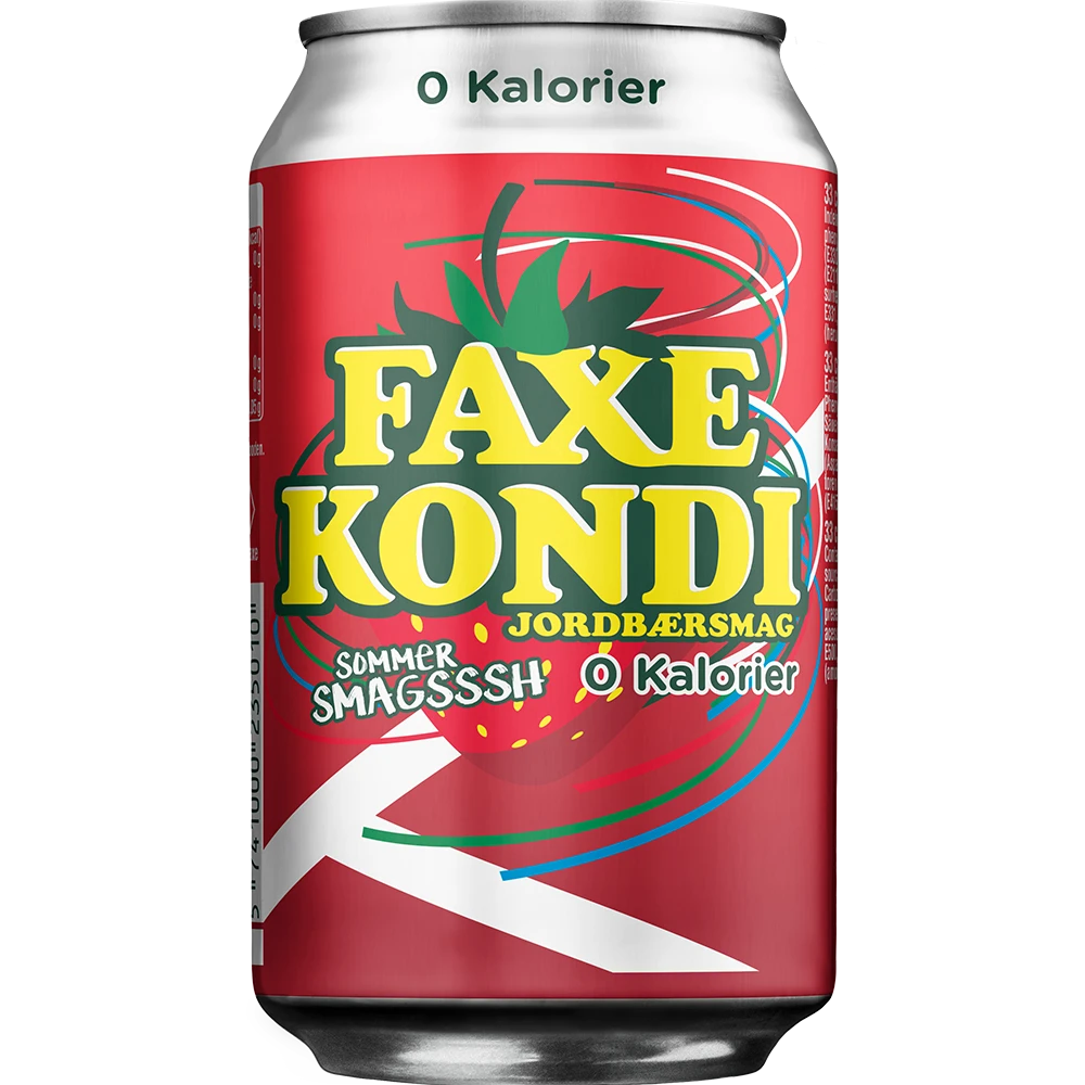 Faxe Kondi Jordgubb 0 kalorier