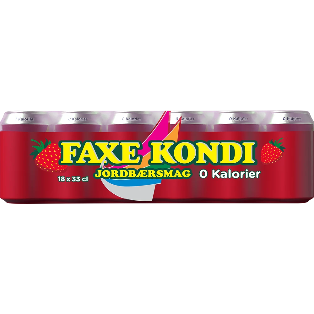 Faxe Kondi Jordgubb 0 kalorier