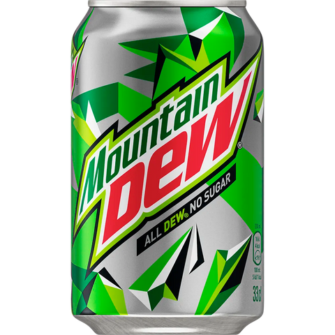 Mountain Dew Zero Sugar Softdrinks & Energydrinks