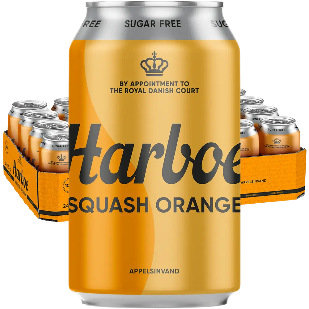 Harboe Squash Apelsin 0% socker