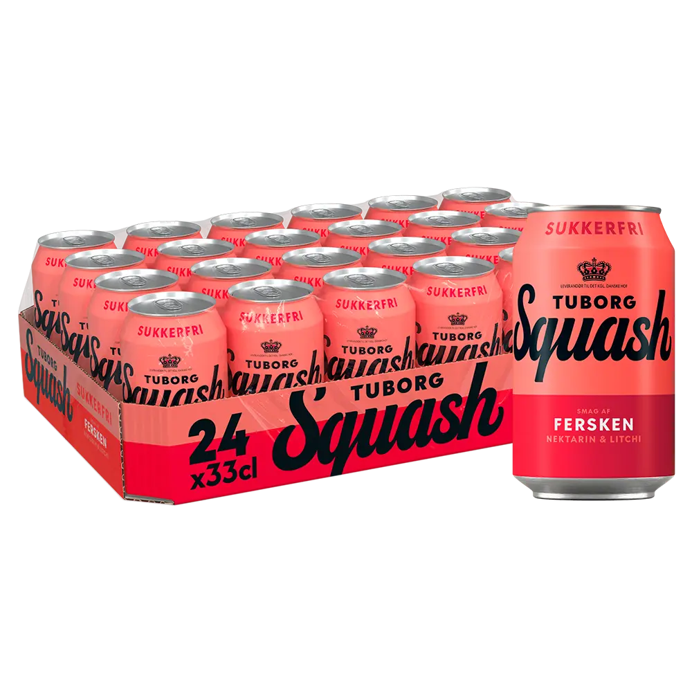 Tuborg Squash Fersken Zuckerfrei