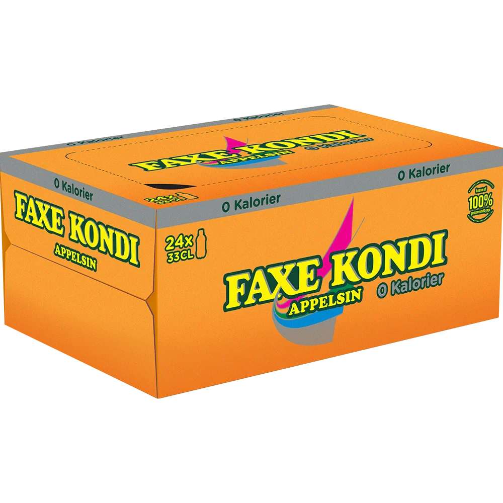 Faxe Kondi Apelsin 0 kalorier PET