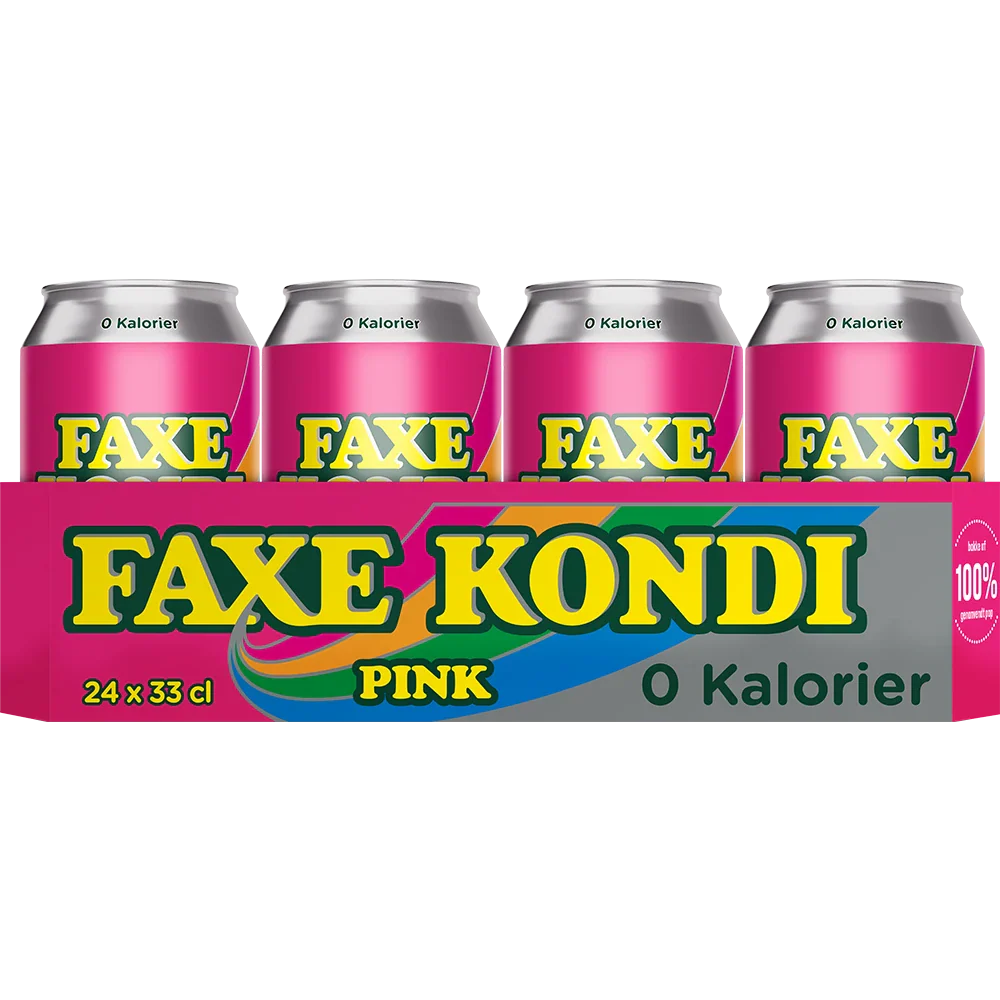Faxe Kondi Pink 0 Kalorier