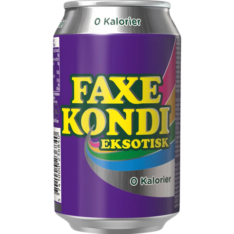 Faxe Kondi Eksotisk 0 kalorier 18x0,33L