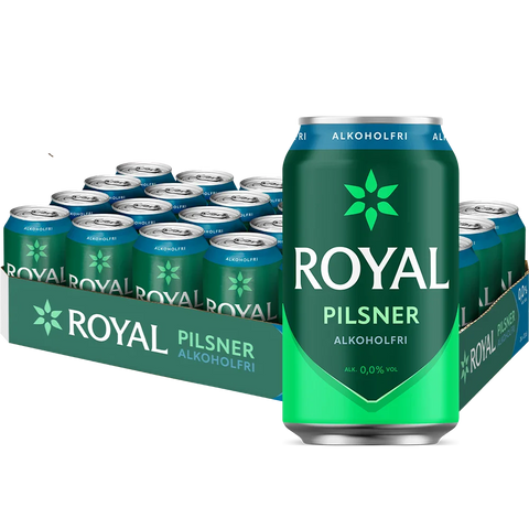 Royal Pilsner 0 % Alkoholfri Øl & Cider