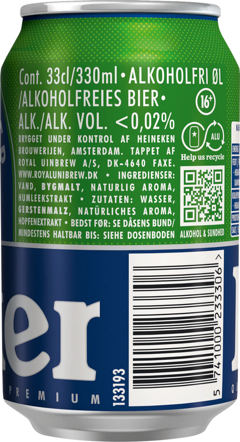 Heineken Premium Lager Alkoholfrei