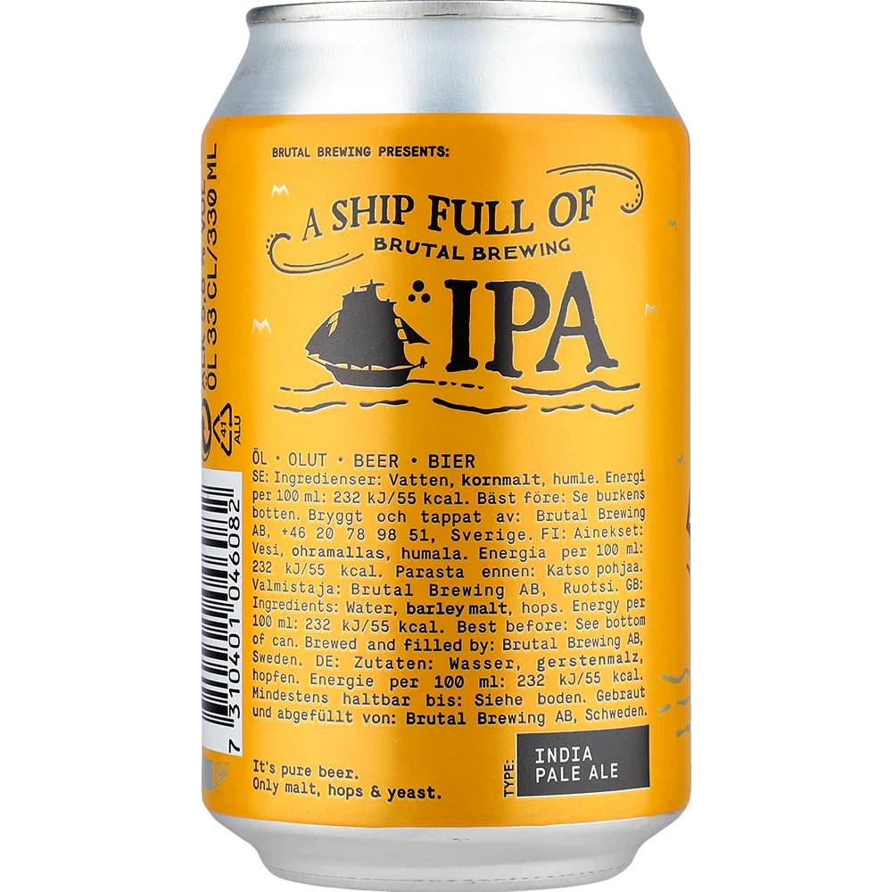 Brutal Brewing A Ship full of IPA