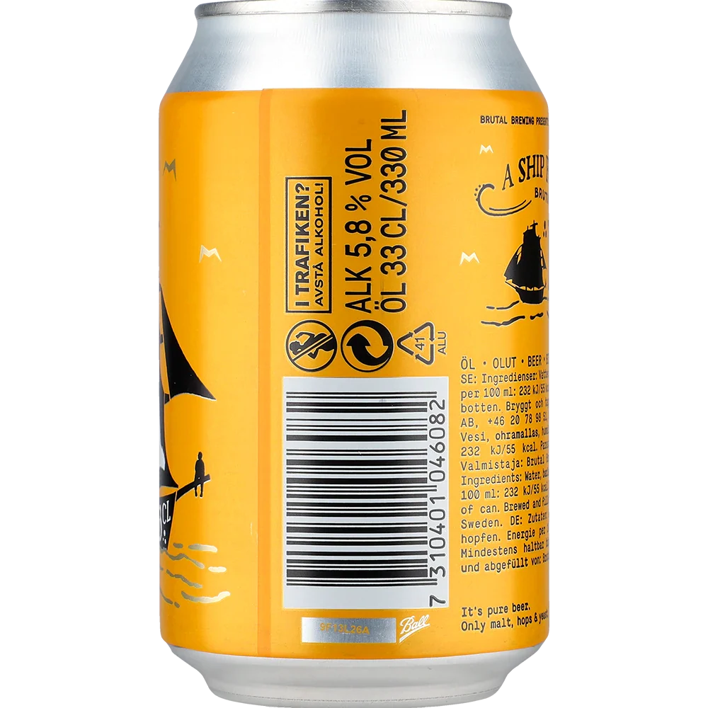 Brutal Brewing A Ship full of IPA