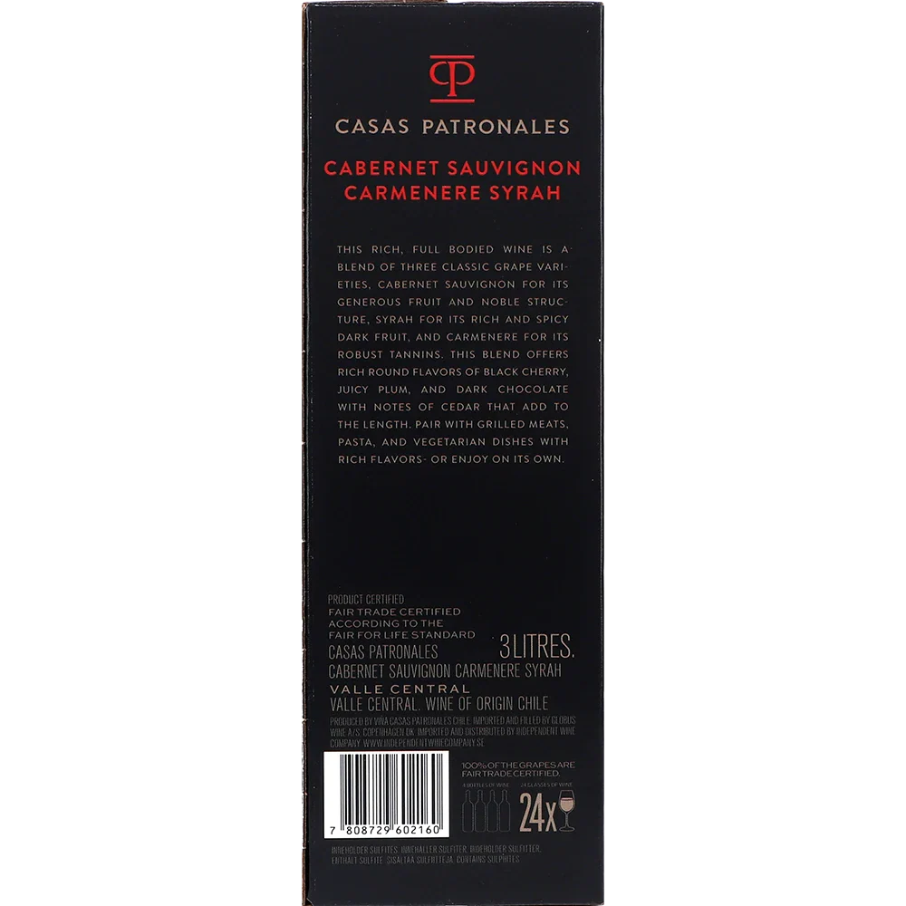 Casas Patronales Carmenere Cab./Sauv. Syrah