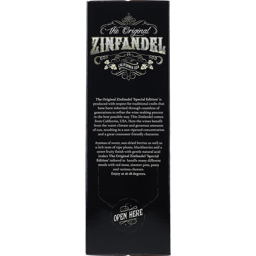 The Original Zinfandel Black Version
