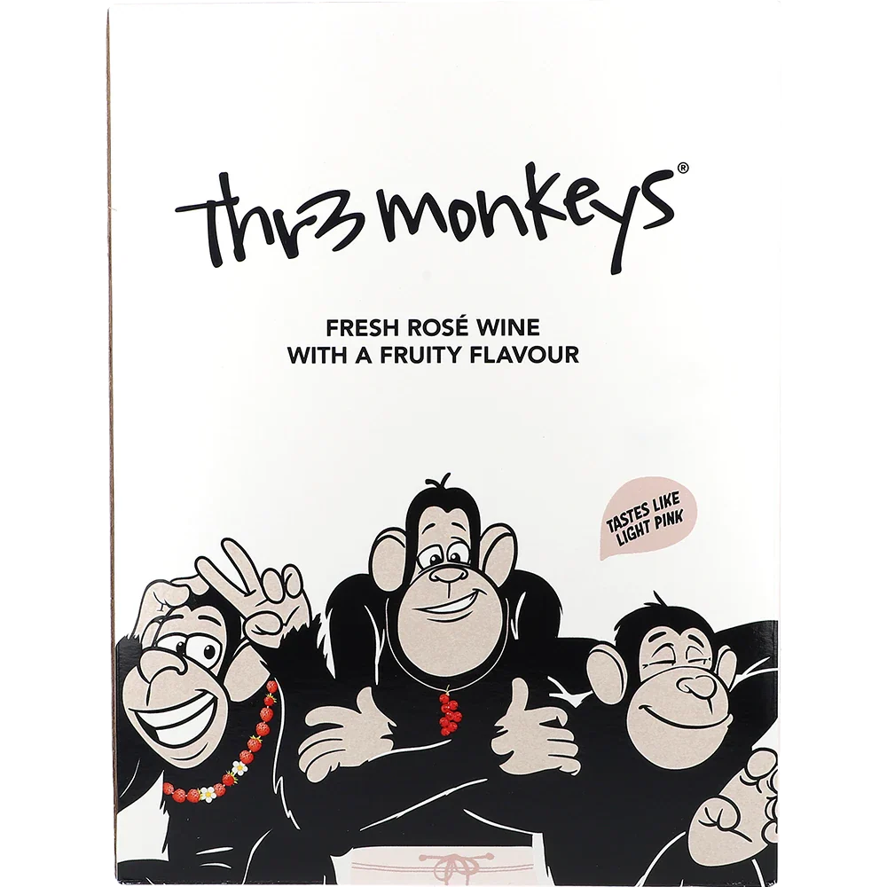 Thr3 Monkeys Rosé
