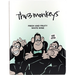 Thr3 Monkeys White