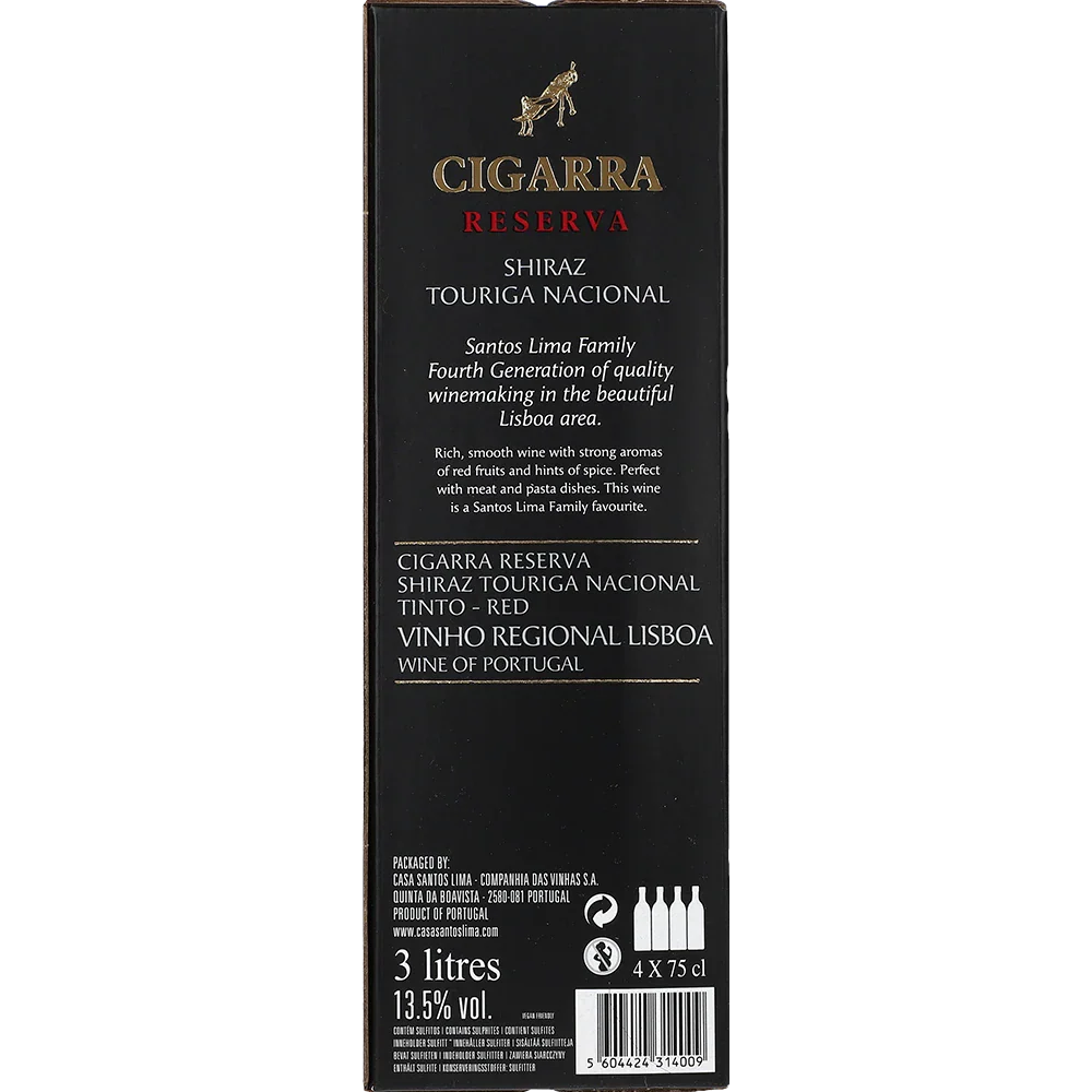 Cigarra Reserva Shiraz Touriga Nacional