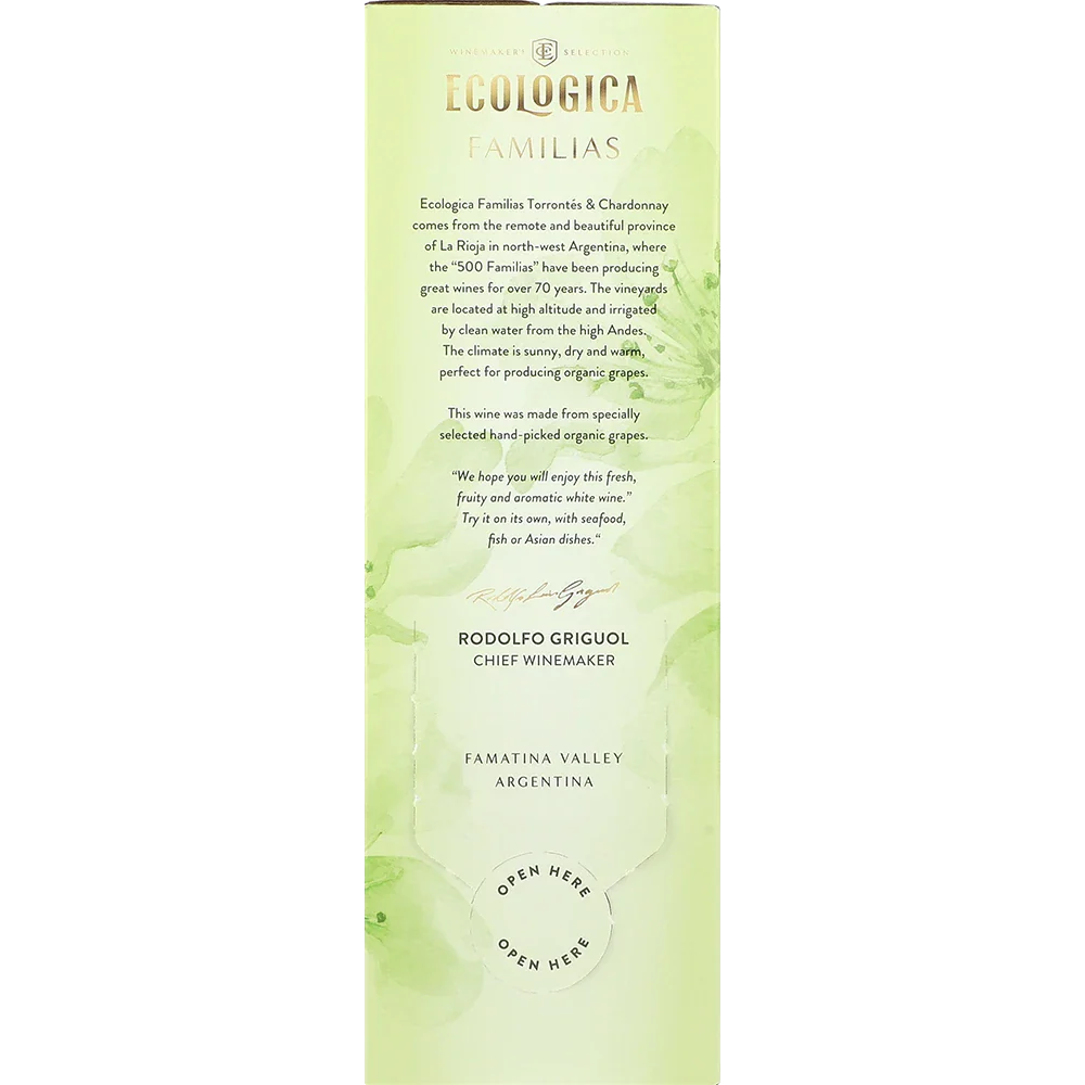 Ecologica Torrontés & Chardonnay