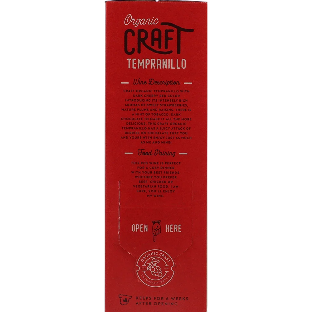Organic Craft Tempranillo