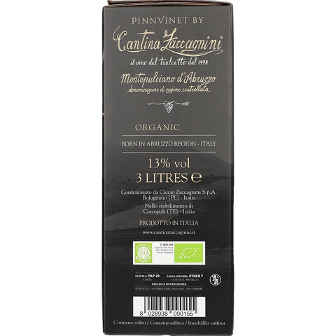 Cantina Zaccagnini Dal Tralcetto Montepulciano Organic