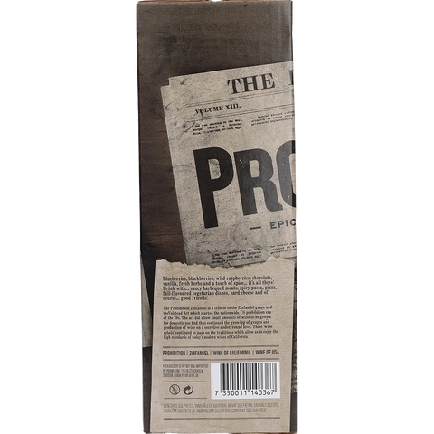 Prohibition Zinfandel