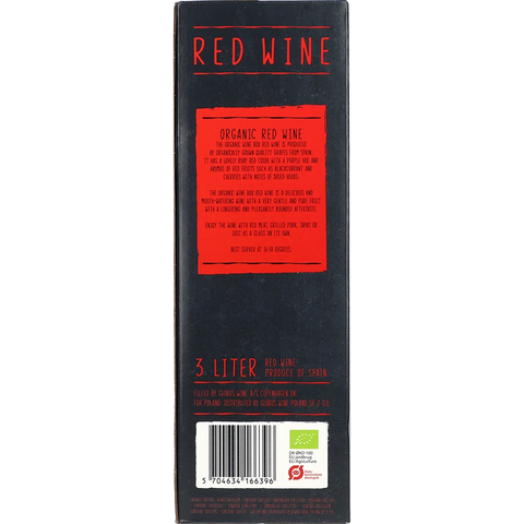The Organic Wine Box Red Wine