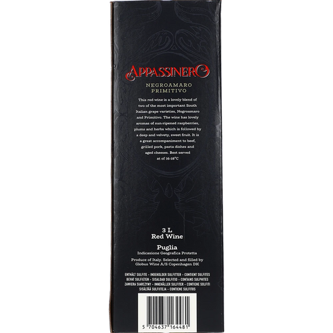 Appassinero Negroamaro Primitivo