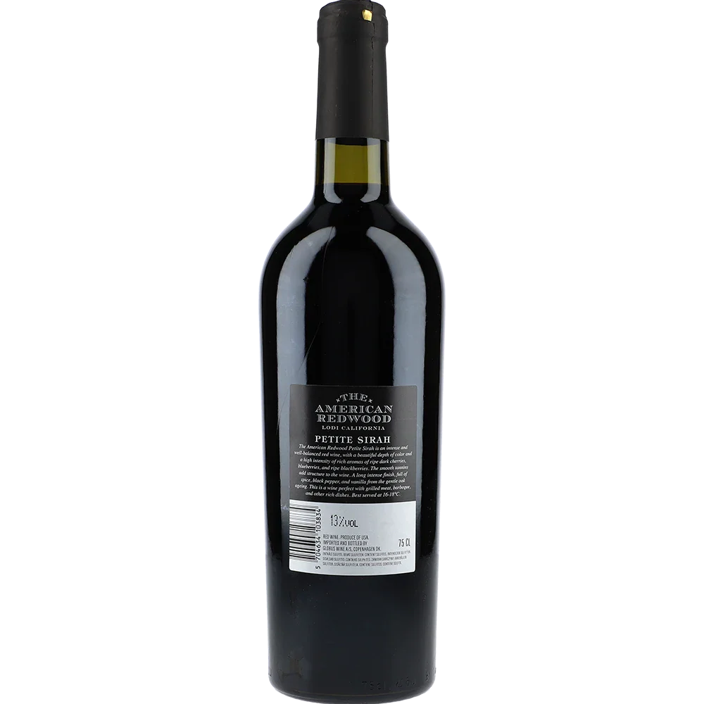 Den amerikanske Redwood Petite Sirah