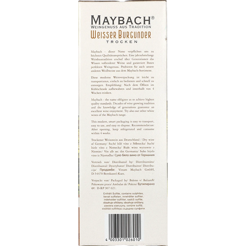 Maybach Weißer Burgunder