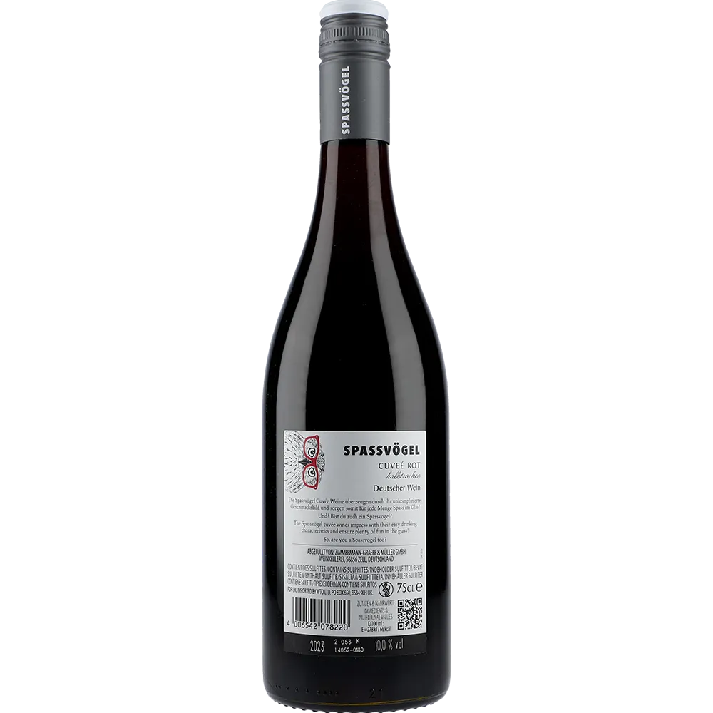 Spassvögel Cuvee Rød Halvtør