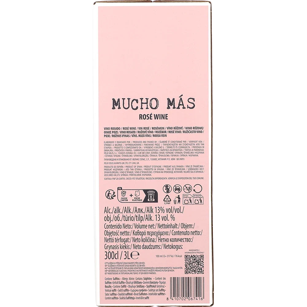 Mucho Mas Rosé