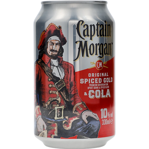 Captain Morgan Premix Spiced Gold & Cola